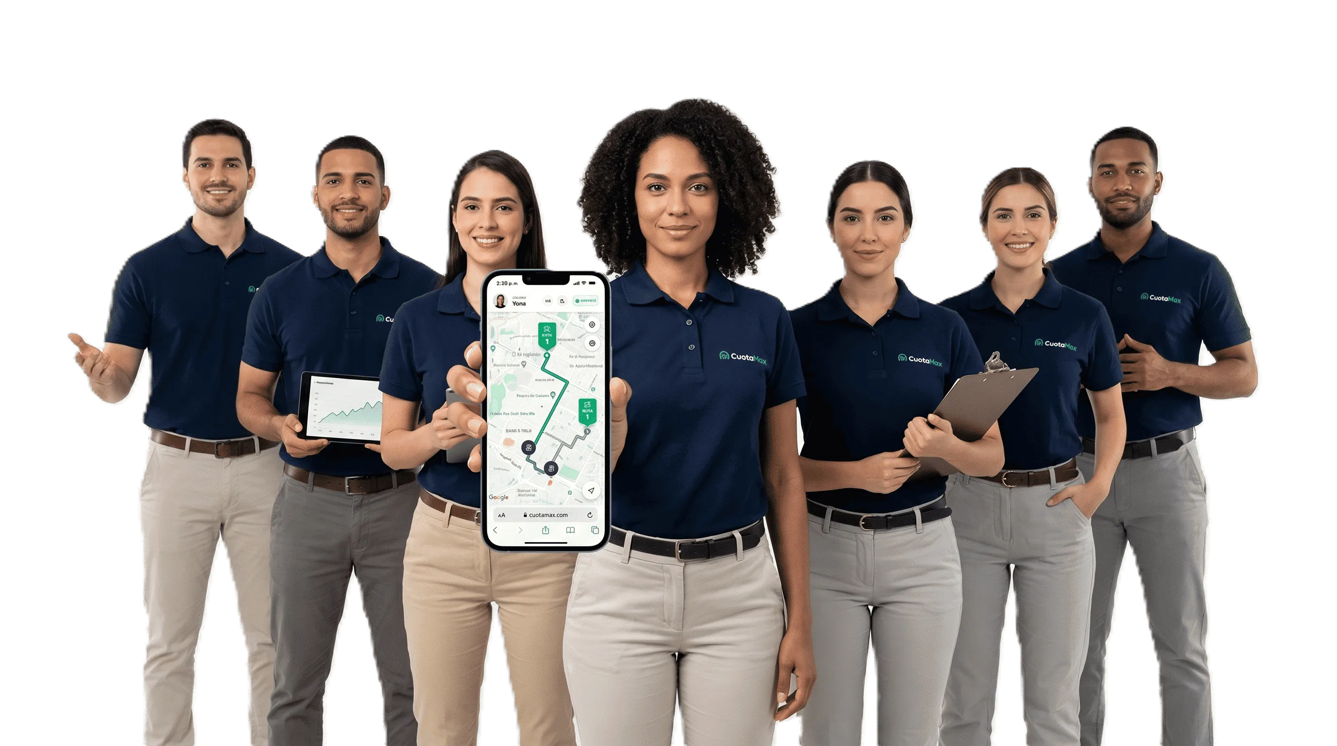 Equipo de soporte de CuotaMax