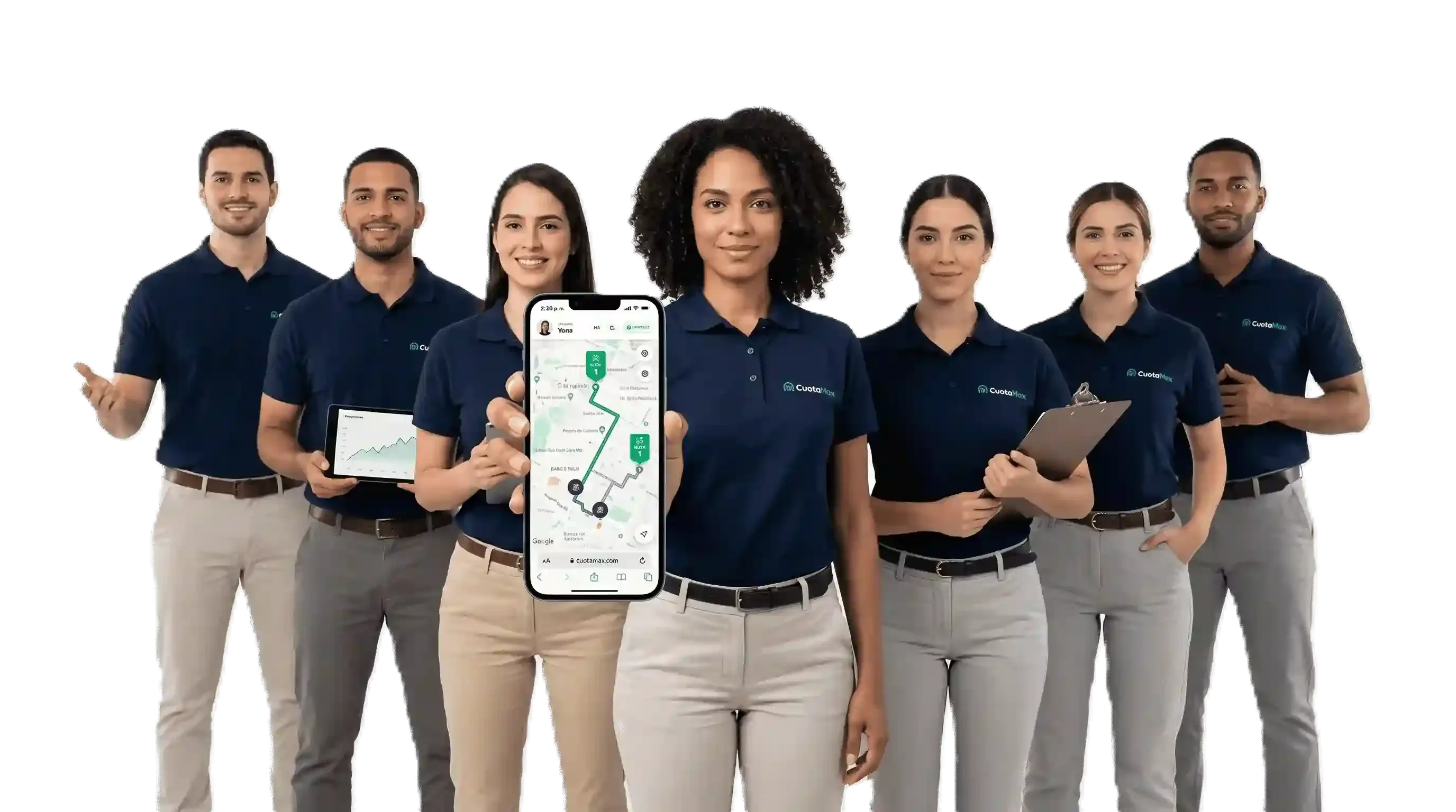 Equipo de soporte de CuotaMax